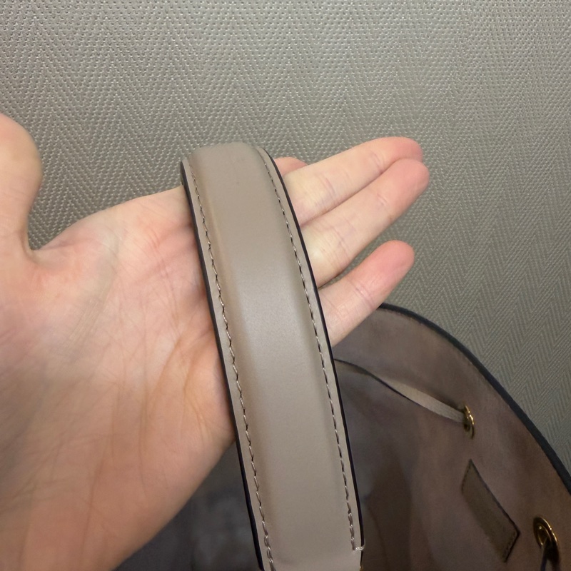 LV 斑鳩灰米白Logo Neo Noe MM水桶包M45555-8