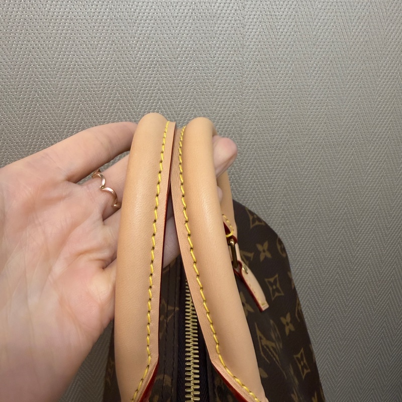 （極新！！）LV 原花金釦Speedy 25手提斜背波士頓包M46977-8