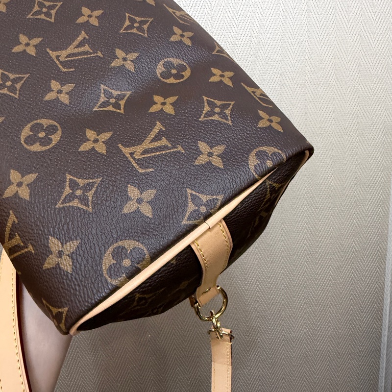 （極新！！）LV 原花金釦Speedy 25手提斜背波士頓包M46977-11