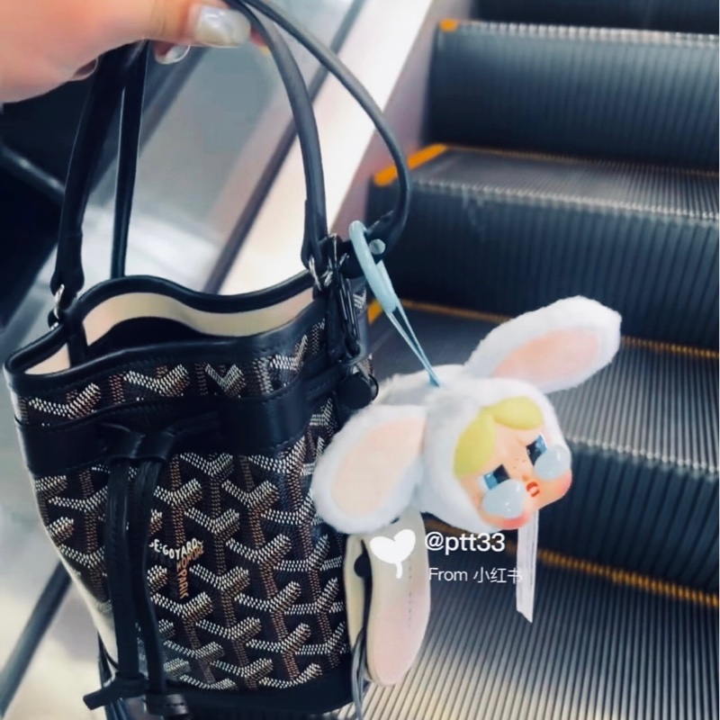 「M.Y精品」 goyard 戈雅 mini水桶包 小水桶 經典灰-4