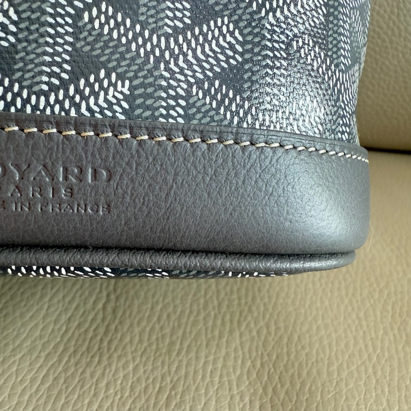 「M.Y精品」 goyard 戈雅 mini水桶包 小水桶 經典灰-16