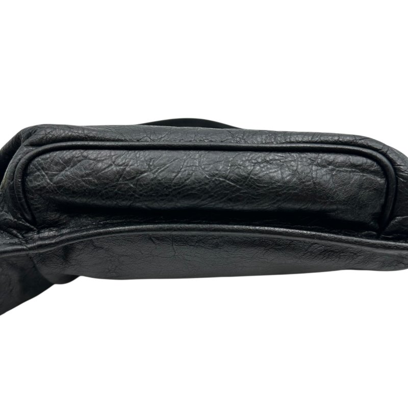 【美收精品】BALENCIAGA 黑機機車斜背包 C-58-2