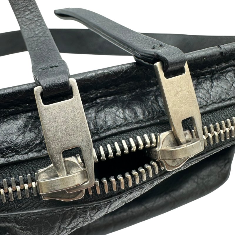 【美收精品】BALENCIAGA 黑機機車斜背包 C-58-5