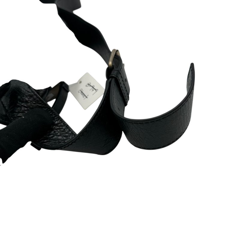 【美收精品】BALENCIAGA 黑機機車斜背包 C-58-8