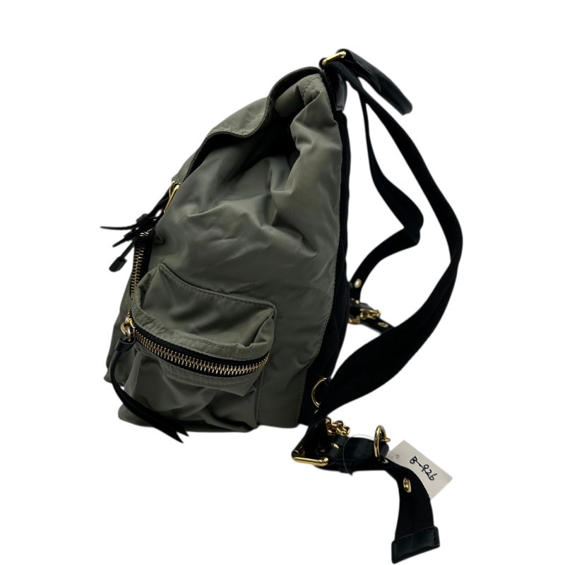 【美收精品】BURBERRY 灰綠色後背包 C-59-3