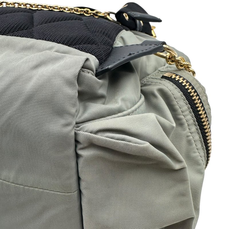 【美收精品】BURBERRY 灰綠色後背包 C-59-5