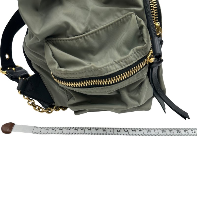 【美收精品】BURBERRY 灰綠色後背包 C-59-17