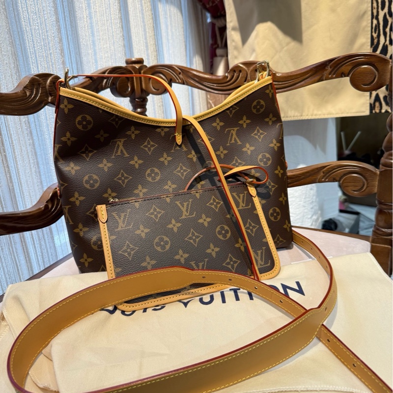 LV 老花Carryall小号 芯片款-0