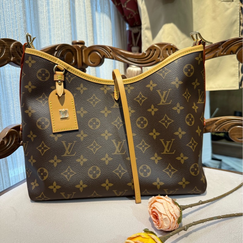 LV 老花Carryall小号 芯片款-1