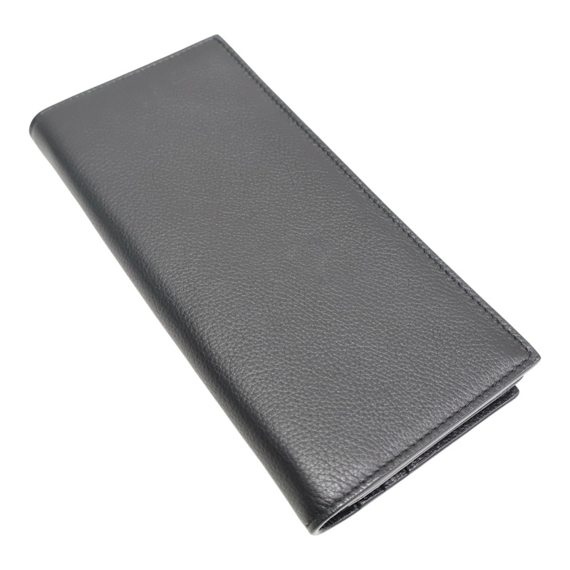 黑色牛皮 Tiny Cassandre Flat 長夾【SAINT LAURENT YSL 聖羅蘭】 635542-3