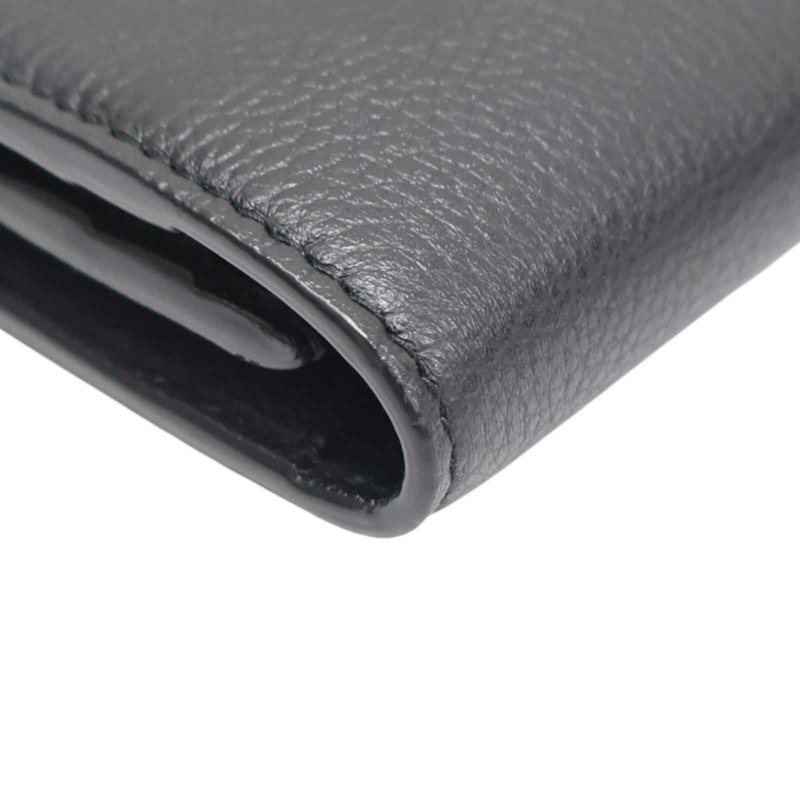 黑色牛皮 Tiny Cassandre Flat 長夾【SAINT LAURENT YSL 聖羅蘭】 635542-15