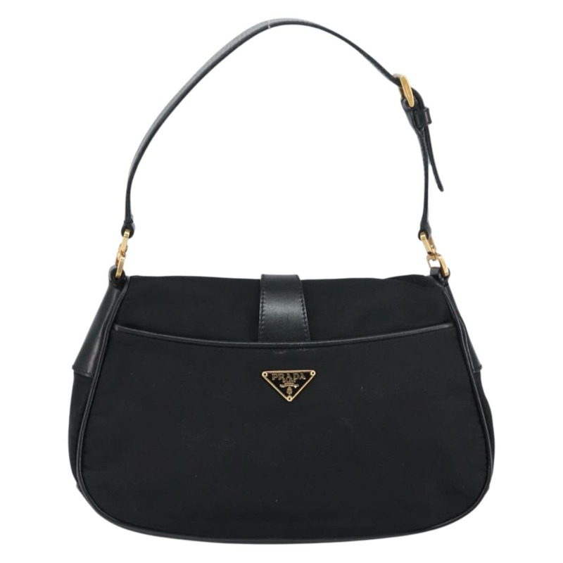 【日本直送】PRADA 黑色金色尼龍肩包，正品編號 156452-1