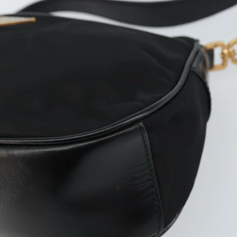 【日本直送】PRADA 黑色金色尼龍肩包，正品編號 156452-14