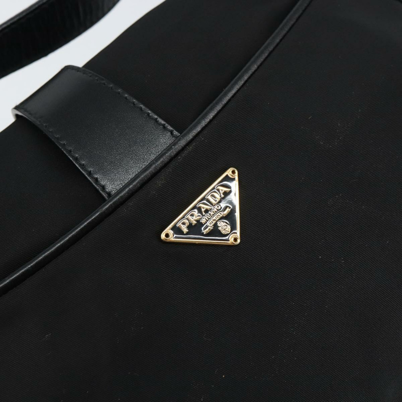 【日本直送】PRADA 黑色金色尼龍肩包，正品編號 156452-16