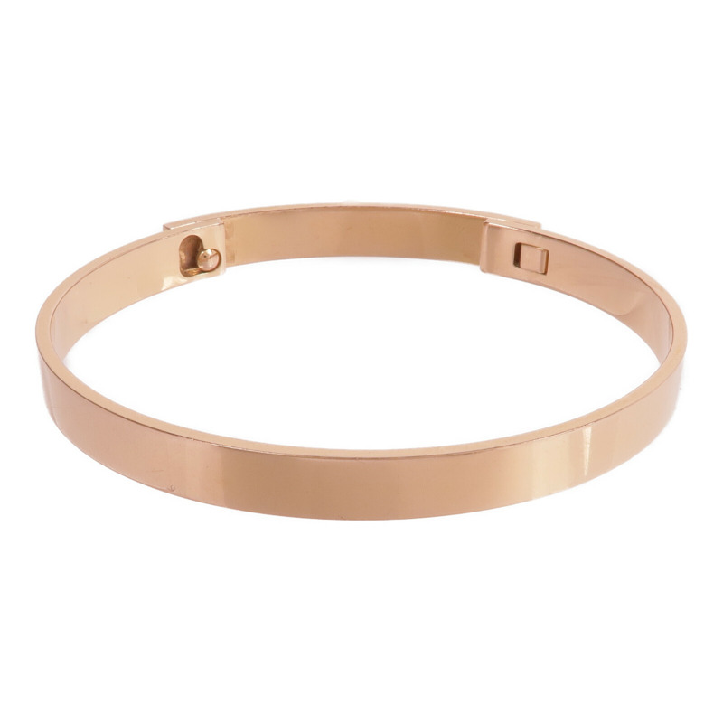 HERMES 18K玫瑰金Collier de chien Bracelet Small Model手鐲-2