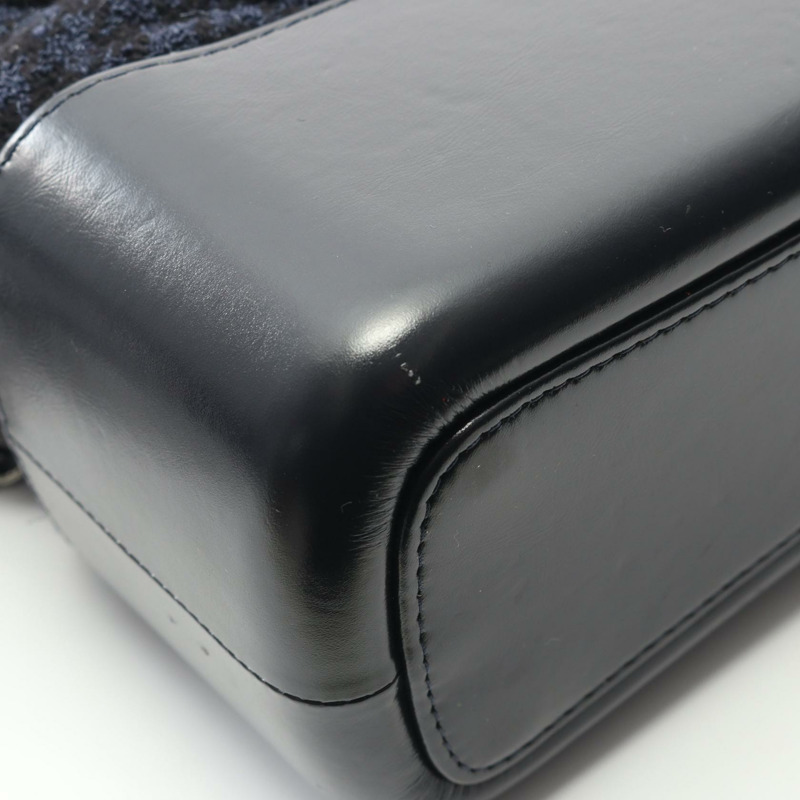 香奈兒 Gabrielle de Chanel 大號單肩包 A93824 織布皮革 CC-5