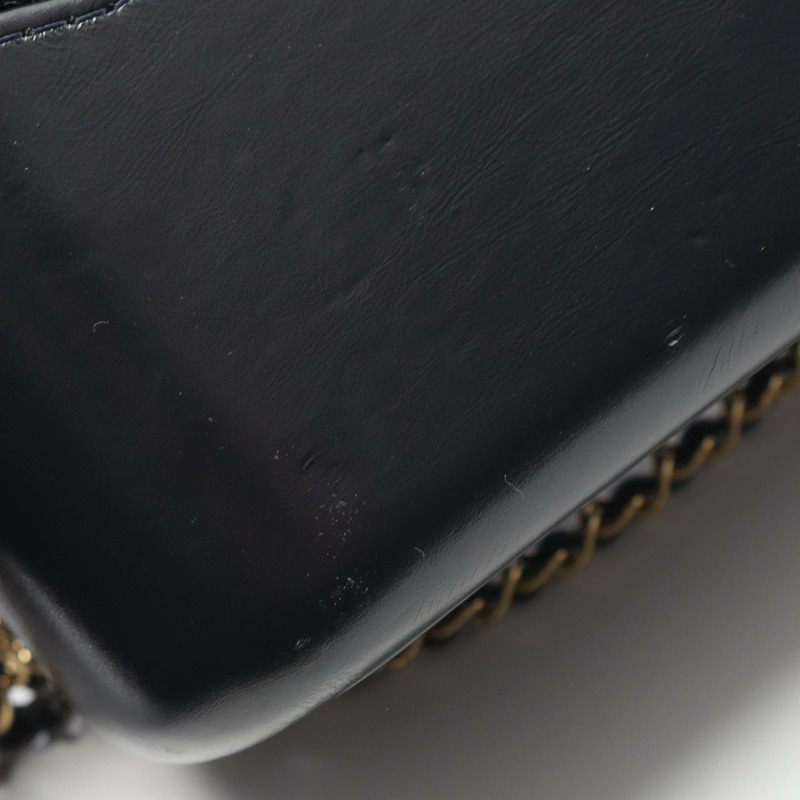 香奈兒 Gabrielle de Chanel 大號單肩包 A93824 織布皮革 CC-9