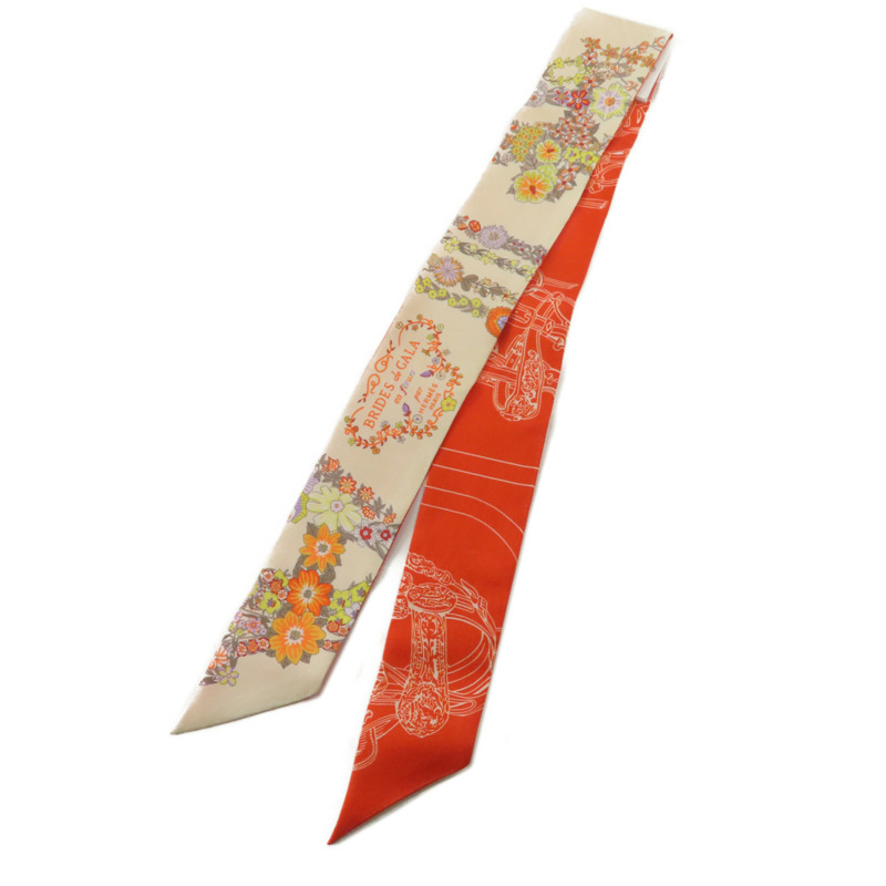 HERMES 絲質Twilly絲巾-0