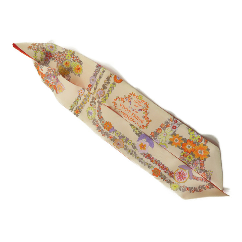 HERMES 絲質Twilly絲巾-2