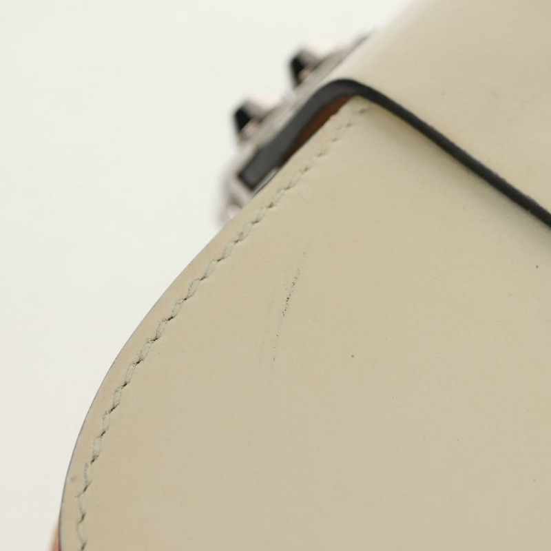 【日本直送】PRADA 藤編皮革編織籃包 白色 米色 銀色 正品 mr1668SAM-6