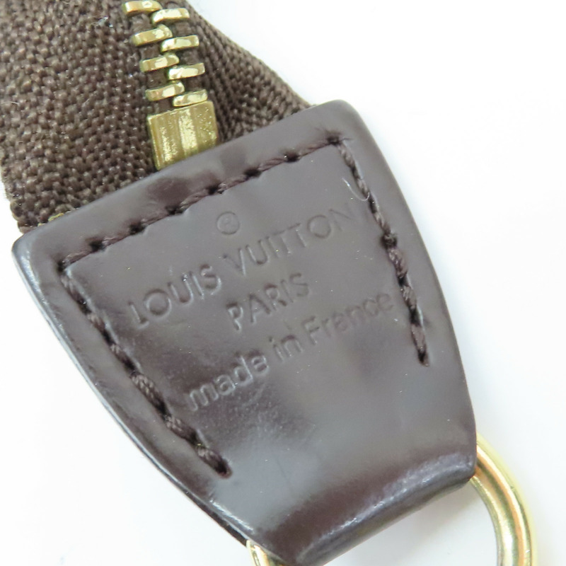 棕色 棋盤格帆布 Mini Pochette Accessoires 手提包 N58009【LOUIS VUITTON LV 路易威登】 N58009-5