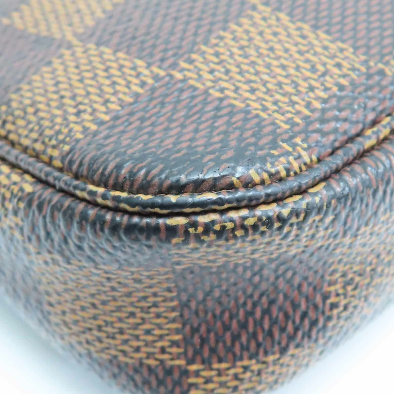 棕色 棋盤格帆布 Mini Pochette Accessoires 手提包 N58009【LOUIS VUITTON LV 路易威登】 N58009-11
