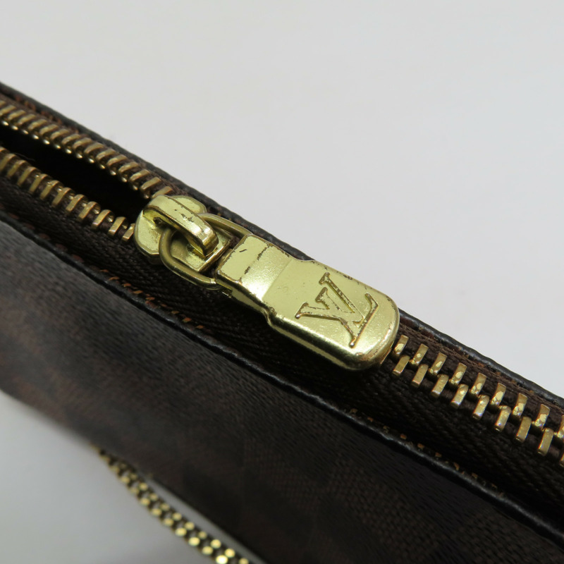 棕色 棋盤格帆布 Mini Pochette Accessoires 手提包 N58009【LOUIS VUITTON LV 路易威登】 N58009-12