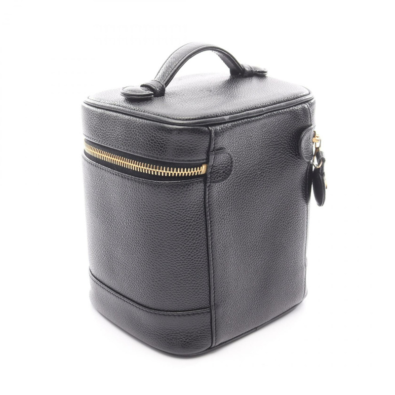 香奈兒 COCO 標誌手提包 A01998 小牛皮 黑色 GHW 二手 女士 CC 標誌-1