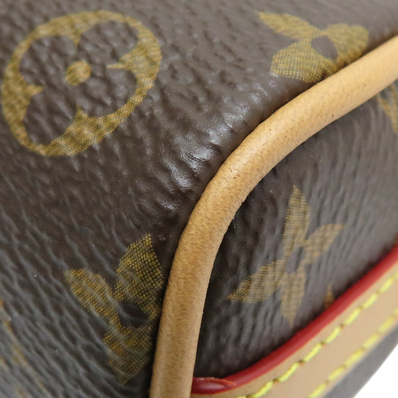 棕色 原花帆布 Speedy Monogram 零錢包 吊飾 M00544 【LOUIS VUITTON LV 路易威登】 M00544-10