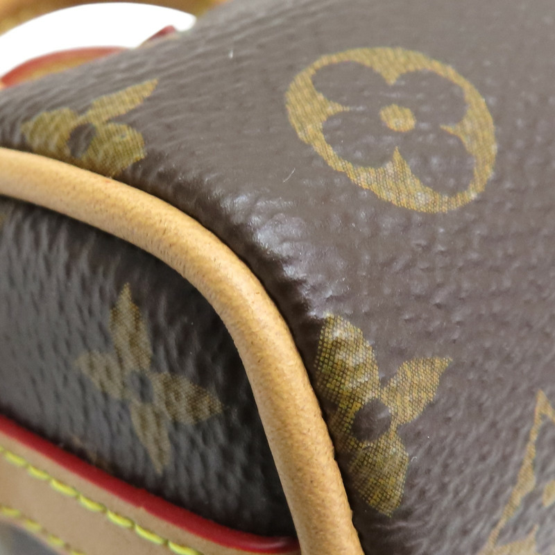 棕色 原花帆布 Speedy Monogram 零錢包 吊飾 M00544 【LOUIS VUITTON LV 路易威登】 M00544-12