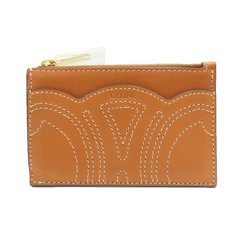 棕色 牛皮 Case Case 卡夾 名片夾【CELINE 賽琳】 10P363BFV-0