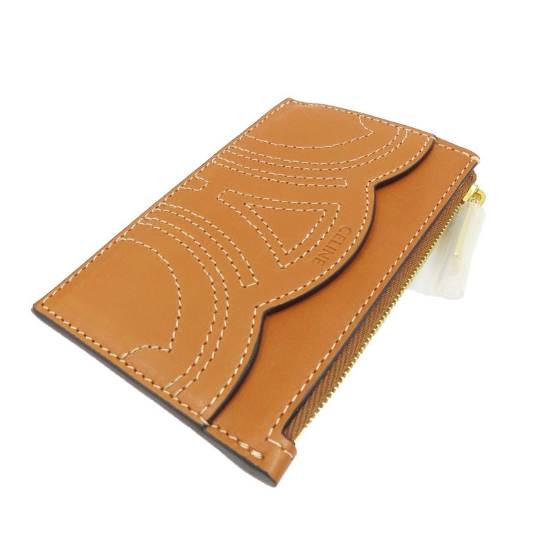 棕色 牛皮 Case Case 卡夾 名片夾【CELINE 賽琳】 10P363BFV-2