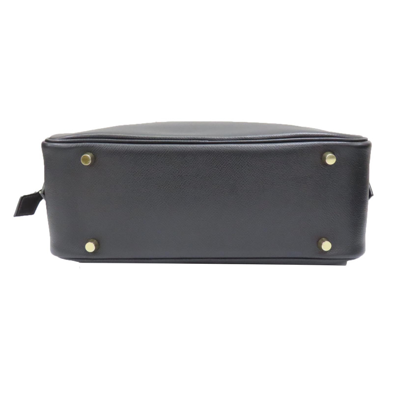 黑色 牛皮 Plume 28 手提包 口K/BK/GHW【HERMES 愛馬仕】-3