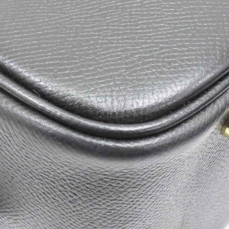 黑色 牛皮 Plume 28 手提包 口K/BK/GHW【HERMES 愛馬仕】-9