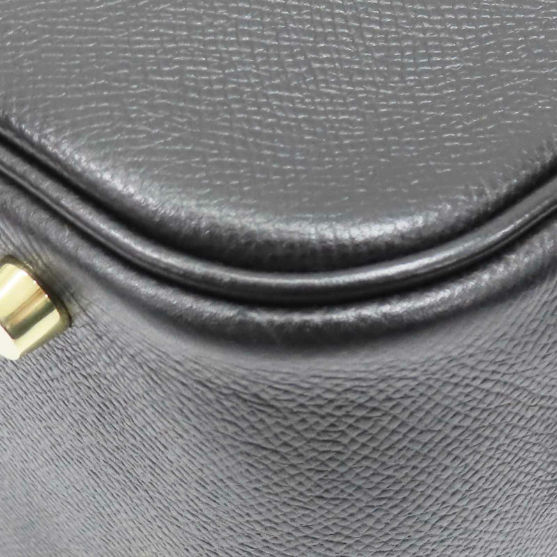 黑色 牛皮 Plume 28 手提包 口K/BK/GHW【HERMES 愛馬仕】-10