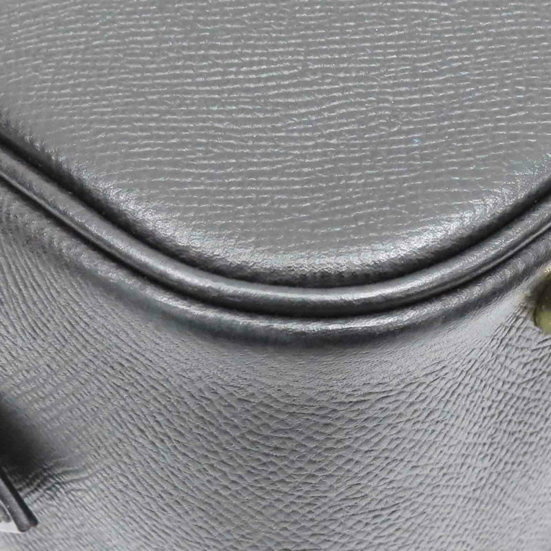 黑色 牛皮 Plume 28 手提包 口K/BK/GHW【HERMES 愛馬仕】-11