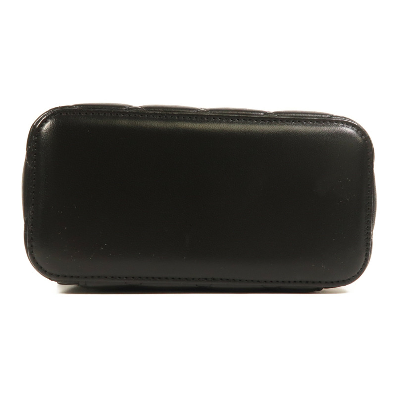 CHANEL 羊皮皮革Vanity Case金扣鏈帶肩背袋-3