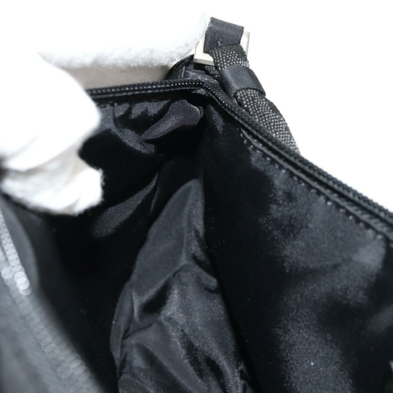 【日本直送】PRADA 尼龍黑色銀色配件包 Auth 158519V-20