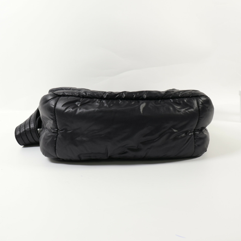 CHANEL 尼龍Coco Cocoon Messenger銀扣肩背袋-3