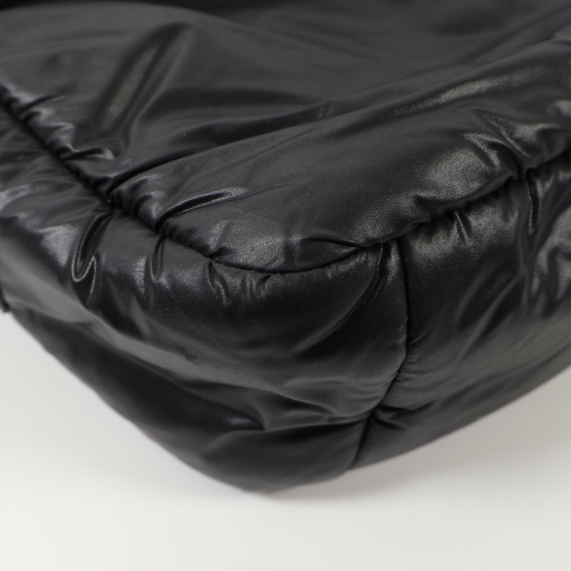 CHANEL 尼龍Coco Cocoon Messenger銀扣肩背袋-5