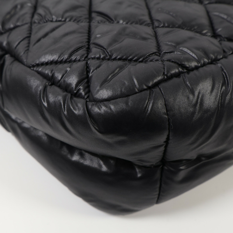 CHANEL 尼龍Coco Cocoon Messenger銀扣肩背袋-7