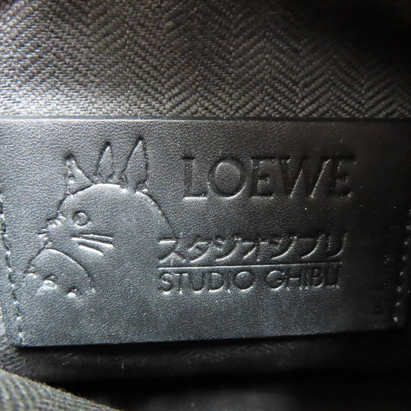 黑色 牛皮 puzzle bag mini 吉卜力 肩背包【LOEWE 羅威】 A510U95X64-5