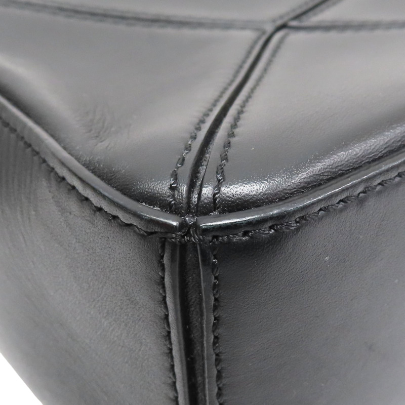 黑色 牛皮 puzzle bag mini 吉卜力 肩背包【LOEWE 羅威】 A510U95X64-10