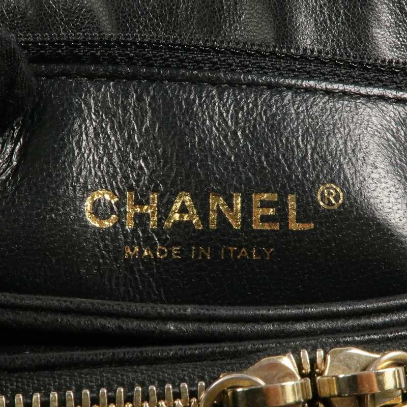 CHANEL 皮革Chain Shoulder金扣鏈帶肩背袋-15