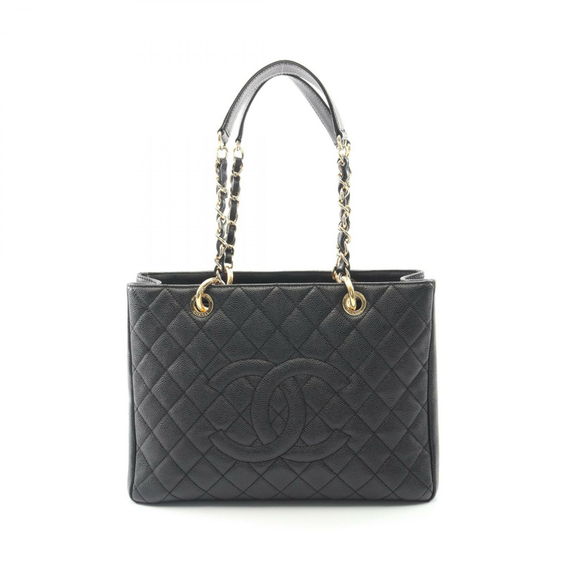 香奈兒 (CHANEL) Matelasse Grand Shopping GST 手提鏈條肩背包 A50995 皮革 GHW-0