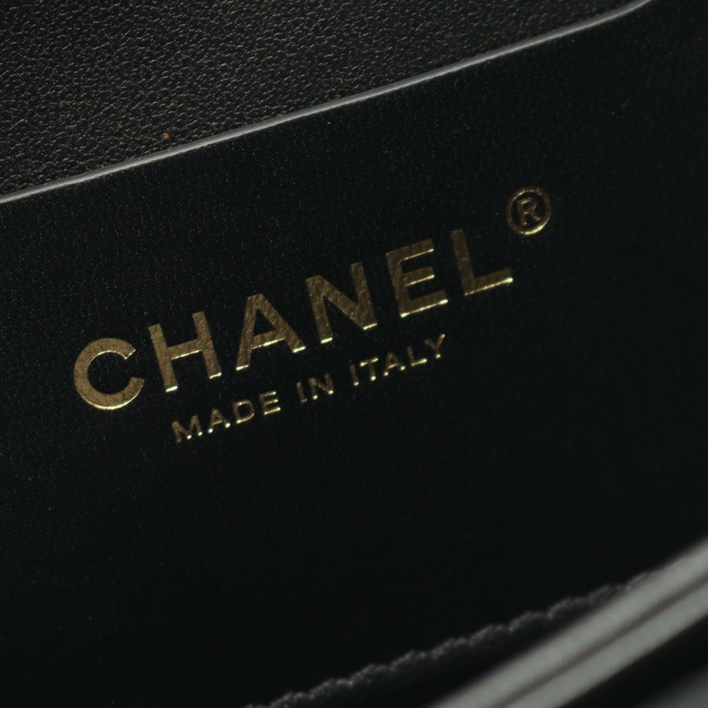 香奈兒 (CHANEL) 絎縫斜背包 AS4286 小牛皮 黑色 二手 金色五金-3