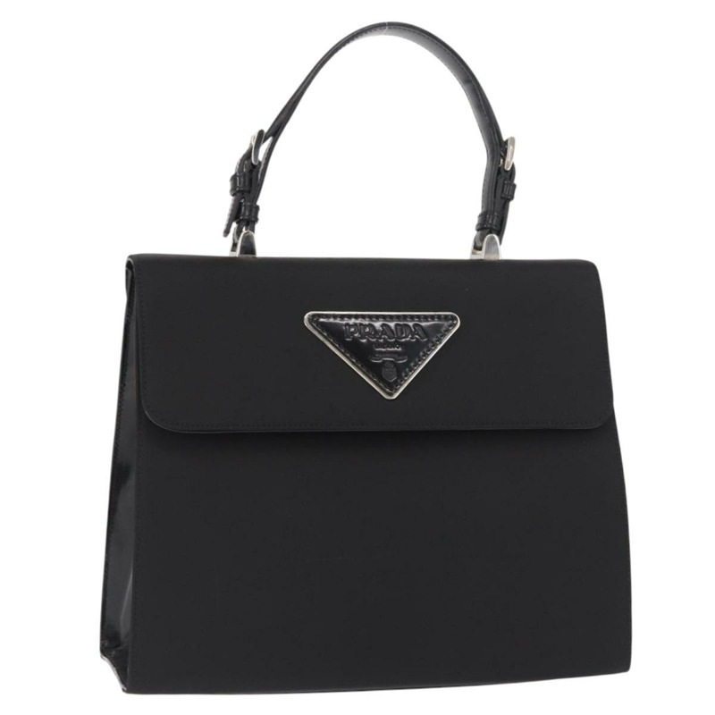 【日本直送】PRADA 尼龍手提包 黑色 銀色 正品 157269SAV-0