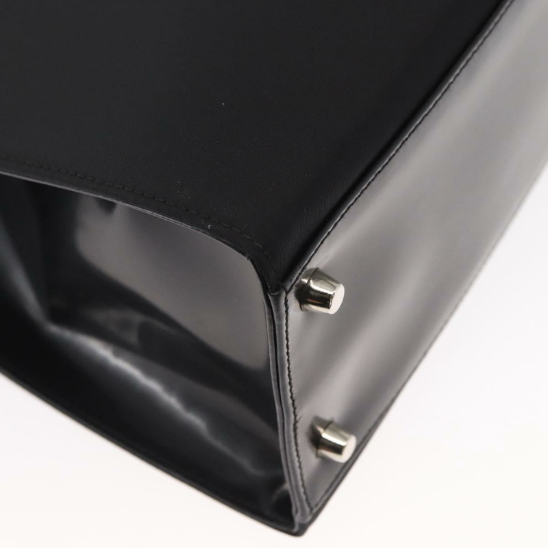 【日本直送】PRADA 尼龍手提包 黑色 銀色 正品 157269SAV-15