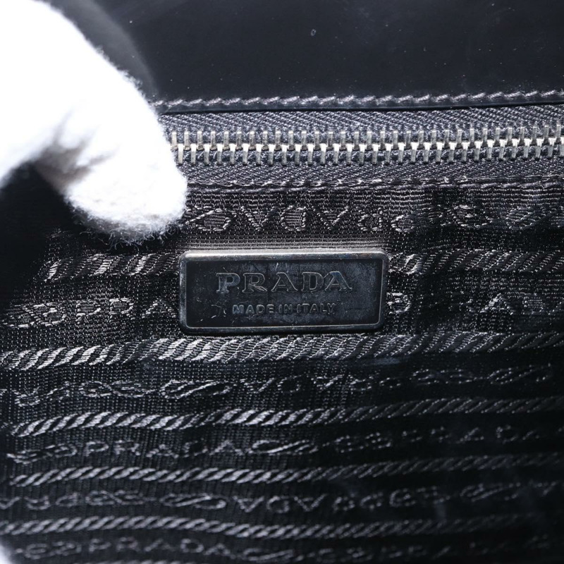 【日本直送】PRADA 尼龍手提包 黑色 銀色 正品 157269SAV-19
