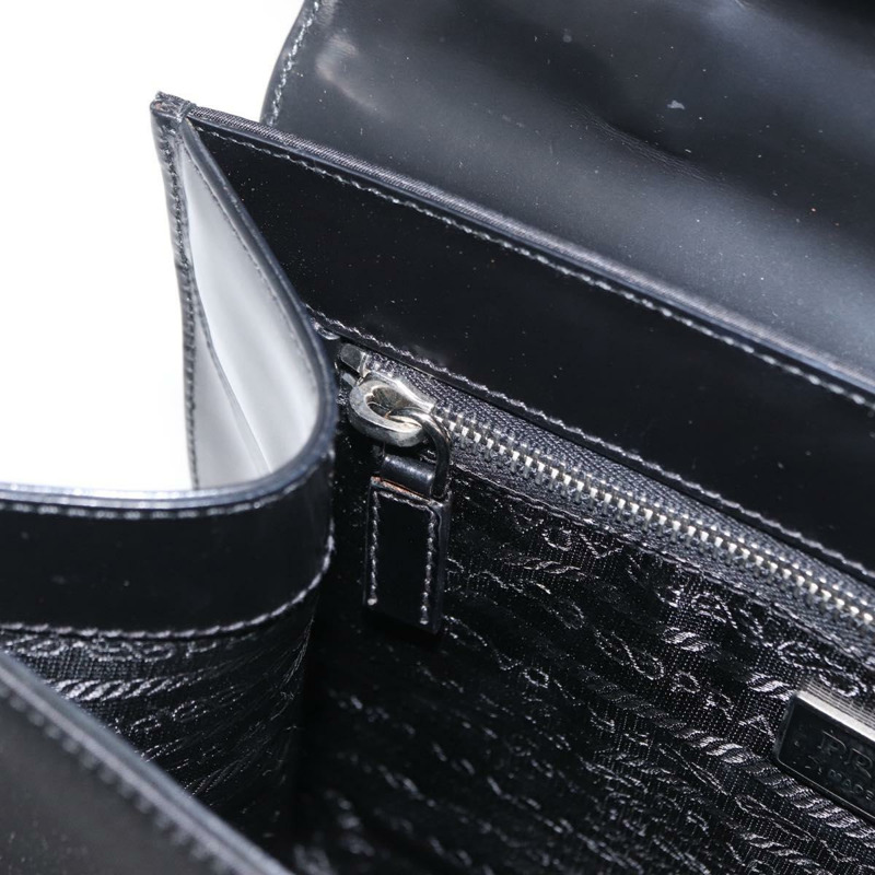 【日本直送】PRADA 尼龍手提包 黑色 銀色 正品 157269SAV-22